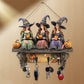 🎃Spellbinding Halloween Witches Wall Decor With Hooks