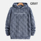 Thick Loose Furry Hooded Sweatshirt