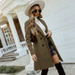 Women's Notch Collar Midi Coat