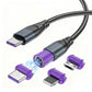 PD 240W 180° Rotation Magnetic Charging Cable