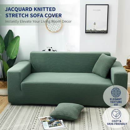 ⛅50% OFF!🛋️Jacquard Knitted Stretch Sofa Cover✨