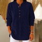 👚 50% OFF NOW! 🎉 Women‘s Corduroy Henley Top – Stylish, Soft & Versatile 🧥📦