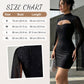 Women's Cutout Ribbed Dress with Chiffon Cape