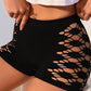 Women's High-Waist Cutout Yoga Shorts