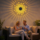 ☀️ Solar Mandala Light for Garden & Patio – 2-in-1 Floor Lamp & Wall Light – Ornamental Light Decoration with Vintage Effect – Rustproof & Durable