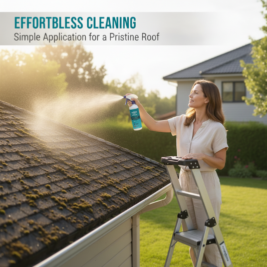 🔥BUY 1 GET 1 FREE⚡50K+ SOLD!🏠Multi-Surface Roof Moss & Algae Cleaner Spray
