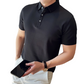 Men’s Cooling Solid Color Business Casual Short-Sleeve Shirt