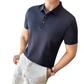 Men’s Cooling Solid Color Business Casual Short-Sleeve Shirt