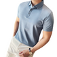Men’s Cooling Solid Color Business Casual Short-Sleeve Shirt