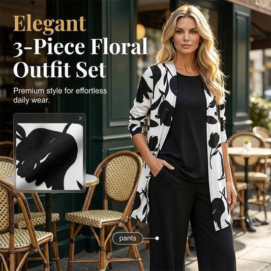 👚 Women’s Casual Comfortable 3-Piece Outfit Set – Stylish, Soft & Perfect for Everyday Wear ✨💃