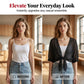 ⏳Limited-time 50% off⏰Women's Chiffon Tie-Front Top – Summer Layering Essential 🍃