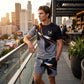 🎁2026 New Arrivals 50% OFF💥Men's Abstract Print T-Shirt and Shorts Set