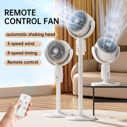 ⏰️Last Day For Free Shipping⌛️Automatic Oscillating Height Adjustable Remote Control Fan - Desktop, Standing, Floor Use