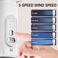 ⏰️Last Day For Free Shipping⌛️Automatic Oscillating Height Adjustable Remote Control Fan - Desktop, Standing, Floor Use
