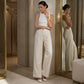 🔥👖Women's Relaxed Fit Linen Blend Pants – Classic Straight Leg Trousers