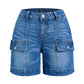 Seasonal Style 🌸 Women’s casual stretch denim shorts