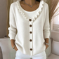 🌸Hot Sale 40% OFF💖Women's Ruffle Collar Knit Cardigan