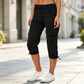 🌺Summer Hot Sale 50% OFF💐Women's High-Waist Cargo Capri Pants