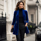 ⌛Limited-time offer-Women's Double-Breasted Velvet Cardigan
