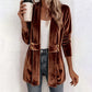 ⌛Limited-time offer-Women's Double-Breasted Velvet Cardigan