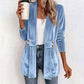 ⌛Limited-time offer-Women's Double-Breasted Velvet Cardigan