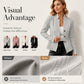 ✨Women's Textured Button Down Blazer Jacket – Effortless Elegance for Every Occasion