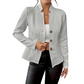 ✨Women's Textured Button Down Blazer Jacket – Effortless Elegance for Every Occasion