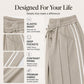 ☀️👖Seasonal Style - High-Rise Drawstring Pants – Breezy Comfort & Easy Pairing for Any Casual Look