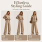 ⏰ Last Day of the Sale – 50% OFF ✨Women's Leopard Print Sweatshirt & Wide-Leg Pants Set