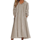 ❄️ Cozy Winter Comfort | Women's Plush Hooded Maxi Lounge Dress