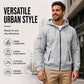 🍂 Practical Everyday Style | Men's Full-Zip Hooded Cargo Jacket ⚡