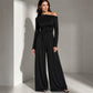 👗✨Women's Off-Shoulder Wide-Leg Jumpsuit