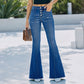 👖 Stretch Comfort, Flattering Flare | Women's High-Waist Jeans ⚡ Free Shipping