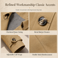 Men's Casual Pure Cotton Windbreaker Spring and Autumn Work Outerwear