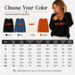 🎃 Playful Seasonal Style | Women’s Pumpkin Print V-Neck Long-Sleeve Top