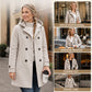 🔥 50% OFF | Women's Double-Breasted Hooded Pea Coat – Classic Winter Essential