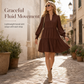 ✨Women's V-Neck Tiered Ruffle Mini Dress – Flirty, Flattering, Effortless Summer Style