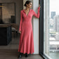 ✨Slimming & Elegant, Fashionable👗 Women's Hooded Ribbed Maxi Dress – Stretch Fit & Minimalist Design | Flattering Silhouette, Elegant Style ✨