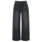 Women's High Waisted Wide Leg Denim Pants