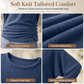 🧶Soft Knit, Multi-Color Versatile🍂 Women's Crewneck Knit Sweater – Stretch & Shape-Retaining, Six Autumn Shades