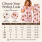 🐮Cute Highland Cow Print, 3-Piece Fun Pajama Set – Cozy Lounge & Sleepwear ✨