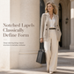💖Black Friday Mega Deal – 50% off!💖🧵 Women's Double-Breasted Ribbed Knit Cardigan with Pockets and Notched Lapel