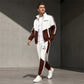 🖤Black Friday Sale:50% OFF🖤 🏃‍♀️Men's Colorblock Zip-Up Jacket & Drawstring Pants Set