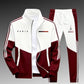 🖤Black Friday Sale:50% OFF🖤 🏃‍♀️Men's Colorblock Zip-Up Jacket & Drawstring Pants Set