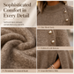 💖Black Friday Mega Deal – 50% off!💖 ☕️ Women's Buttoned Knit Cape Poncho Sweater
