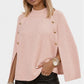 💖Black Friday Mega Deal – 50% off!💖 ☕️ Women's Buttoned Knit Cape Poncho Sweater
