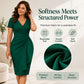 🌸Hot Sale 50% OFF💖Women's Elegant V-Neck Ruffle Wrap Dress