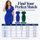 🌸Hot Sale 50% OFF💖Women's Elegant V-Neck Ruffle Wrap Dress