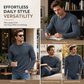 Men's Casual Slim Fit Crew Neck Long Sleeve Sweatshirt