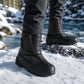 🌧️❄️ Waterproof Plush-Lined Winter Boots – All-Weather Mud & Snow Grip 👢